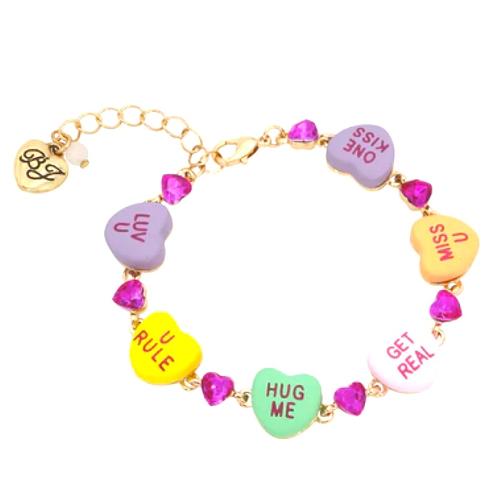 LAST ONE!!! Betsey Johnson Think Pink Sweetheart Flex Bracelet